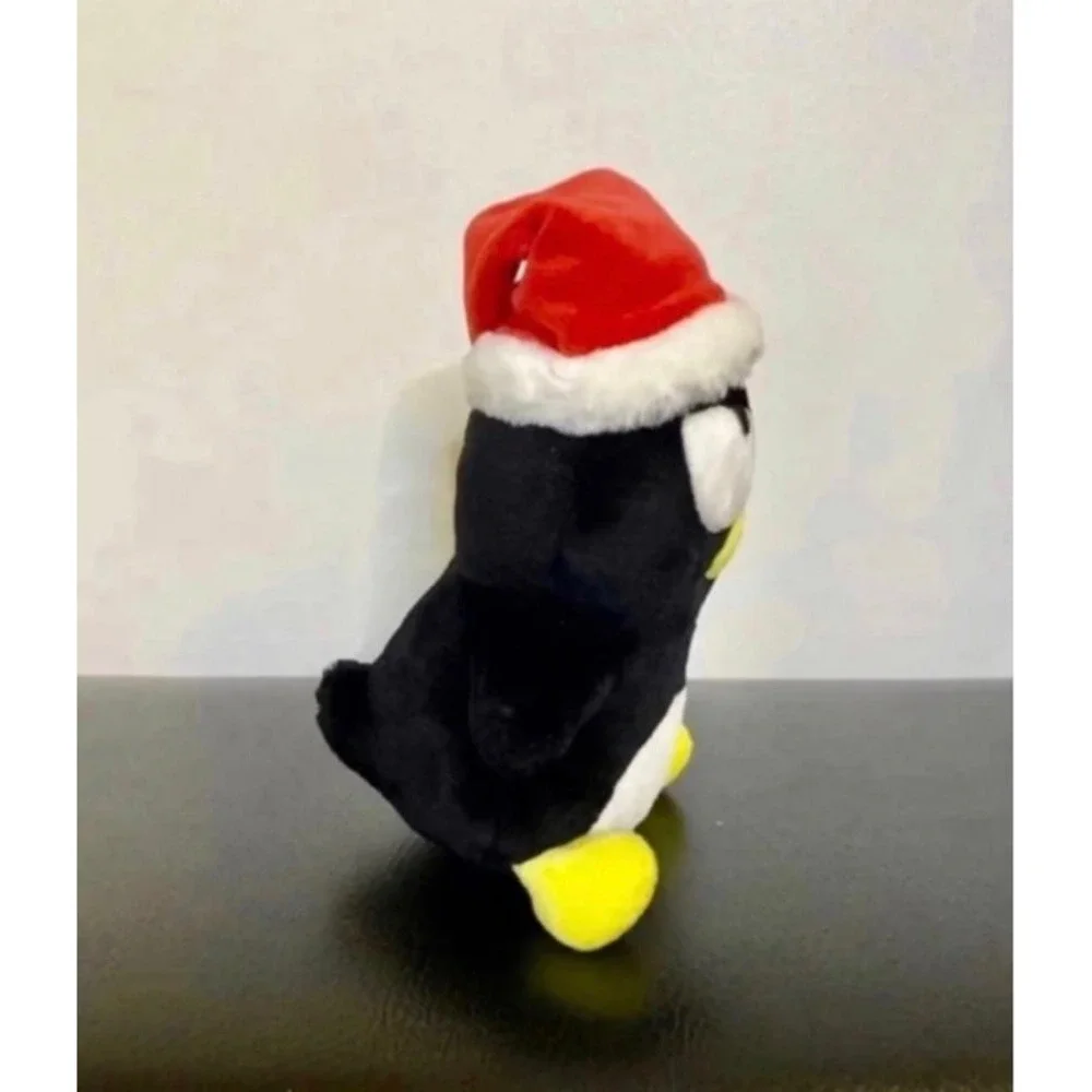 Retro 2000 Sanrio Badtz-Maru Penguin Christmas Plush Stuffed Animal‎